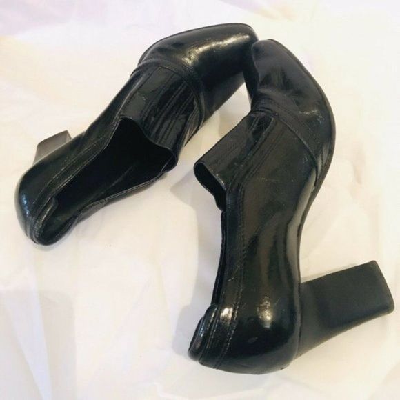 Franco Sarto Raja Black Boot Shoe Size 9M Heel - Picture 2 of 7